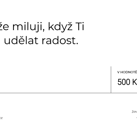 Dárkový voucher 500Kč